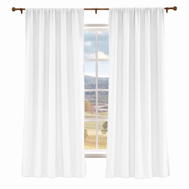 LIZ Polyester Linen Curtain Drapery Custom