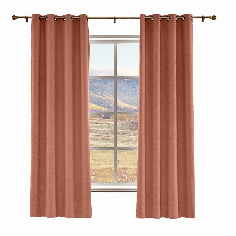 LIZ Polyester Linen Curtain Drapery Custom