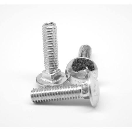 7/16 inch-14 x 4 1/2 inch (FT) Coarse Thread A307 Grade A Carriage Bolt Low Carbon Steel Zinc Plated Pk 50