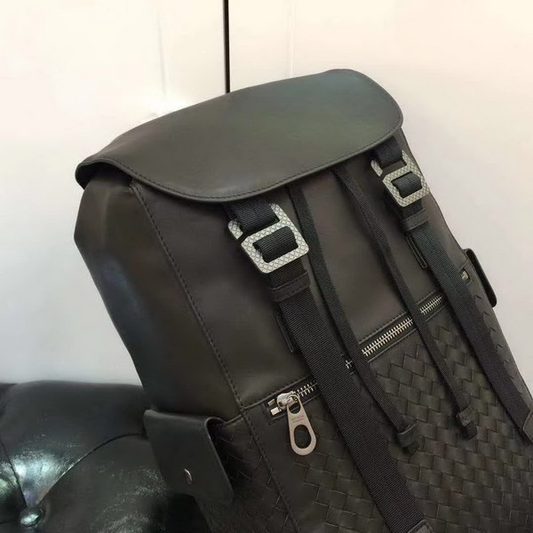 【原版皮】宝缇嘉/BV Sassolungo双肩包，结构坚固，融合全新Intrecciato Microdots工艺，呈现移动像素效果，饱含精致意味，造型质地轻盈，空间充裕，款号：80187608