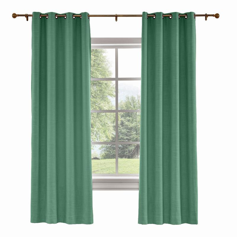 LIZ Polyester Linen Curtain Drapery Custom