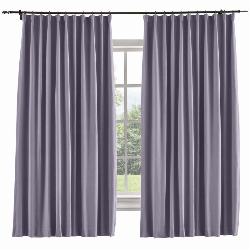 CAPRI Cotton Linen Polyester Curtain Drapery Custom