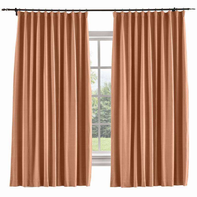 CAPRI Cotton Linen Polyester Curtain Drapery Custom