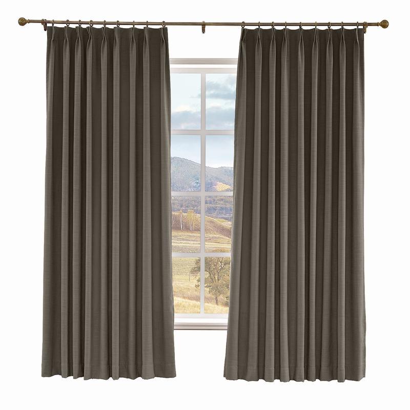 LIZ Polyester Linen Curtain Drapery Custom