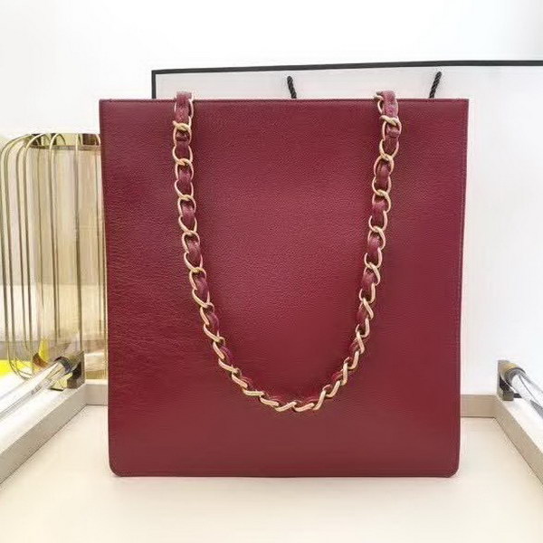 【原版皮】香奈儿/Chanel 大Logo全皮购物包，实用型设计理念，进口小牛皮，大容量，日常上班A4文件妥妥的，大小正好款式也不挑服装 ，休闲，裙装都可轻松驾驭，款号： AS1945