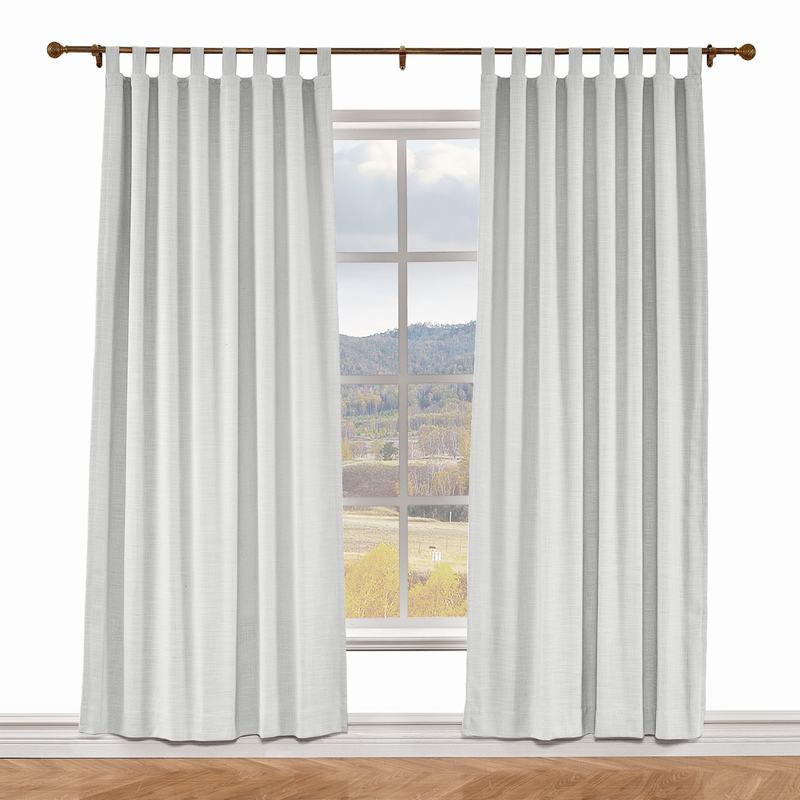 LIZ Polyester Linen Curtain Drapery Custom