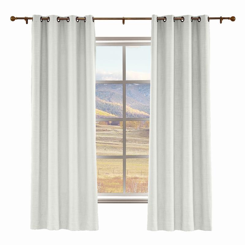 LIZ Polyester Linen Curtain Drapery Custom