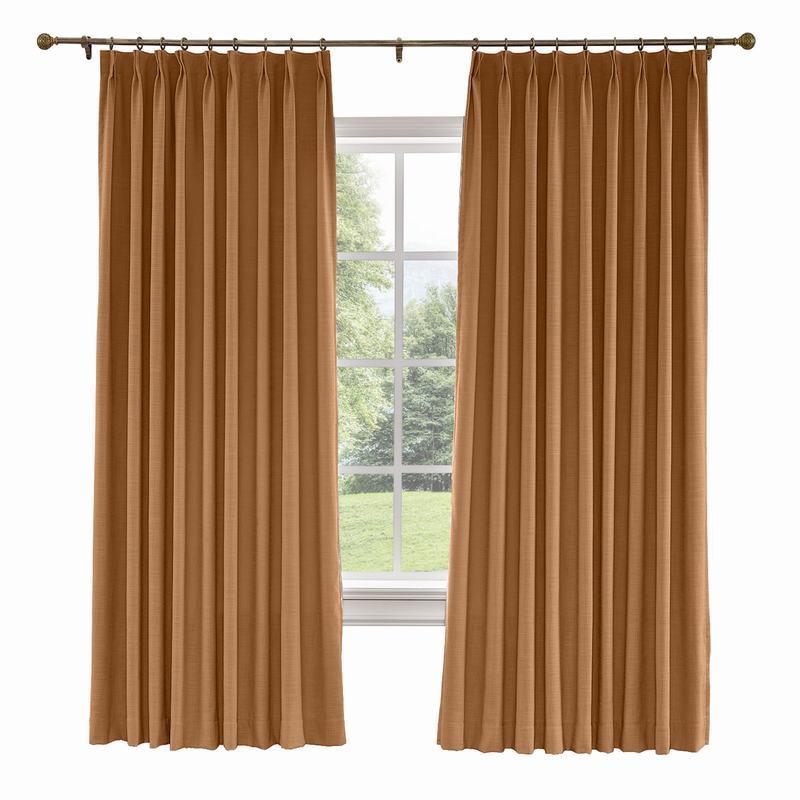LIZ Polyester Linen Curtain Drapery Custom
