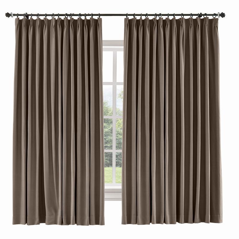 CAPRI Cotton Linen Polyester Curtain Drapery Custom