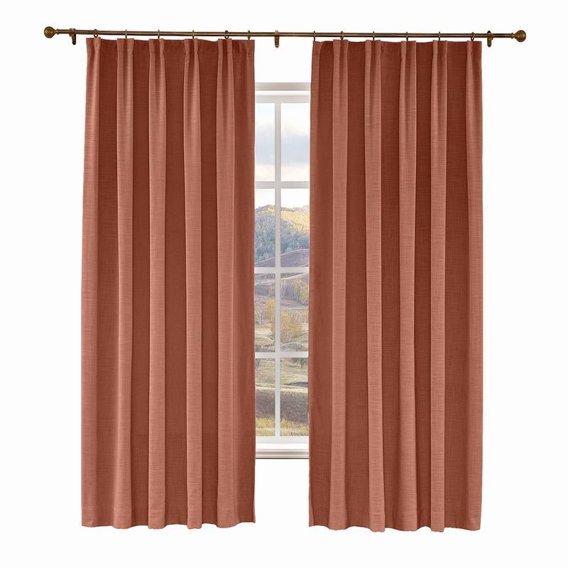 LIZ Polyester Linen Curtain Drapery Custom