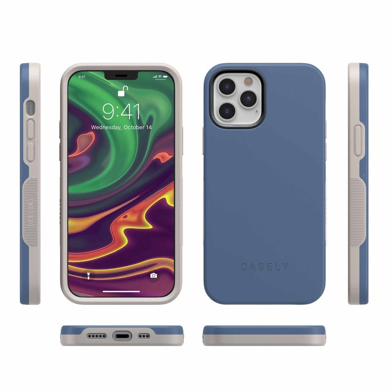 The Bold Collection - Steel Blue on Nude