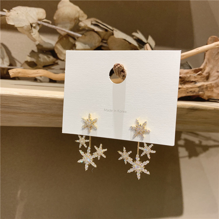 韩国S925银针小清新耳环百搭气质心形珍珠耳饰个性防过敏耳钉批发