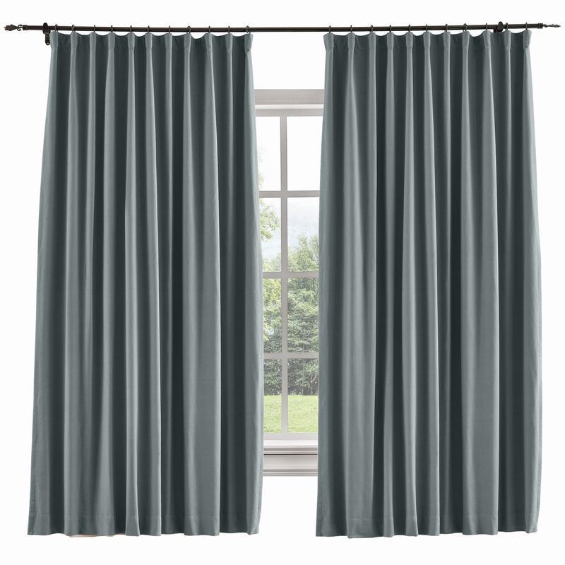 CAPRI Cotton Linen Polyester Curtain Drapery Custom