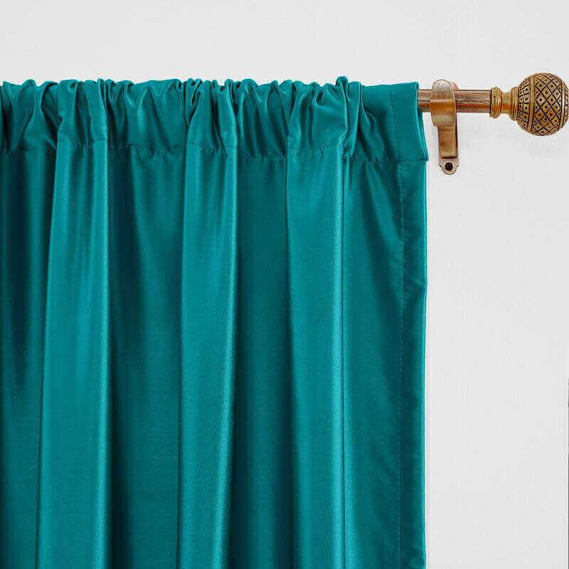 CUSTOM Lao Hang Zhou Peacock Polyester Cotton Thermal Insulated Curtain