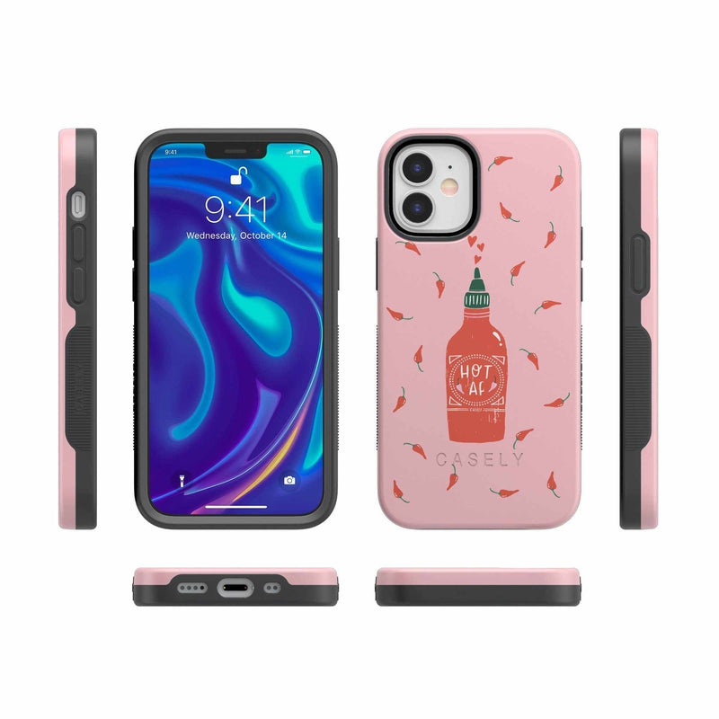 Spicy AF | Pink Chili Hot Sauce Case