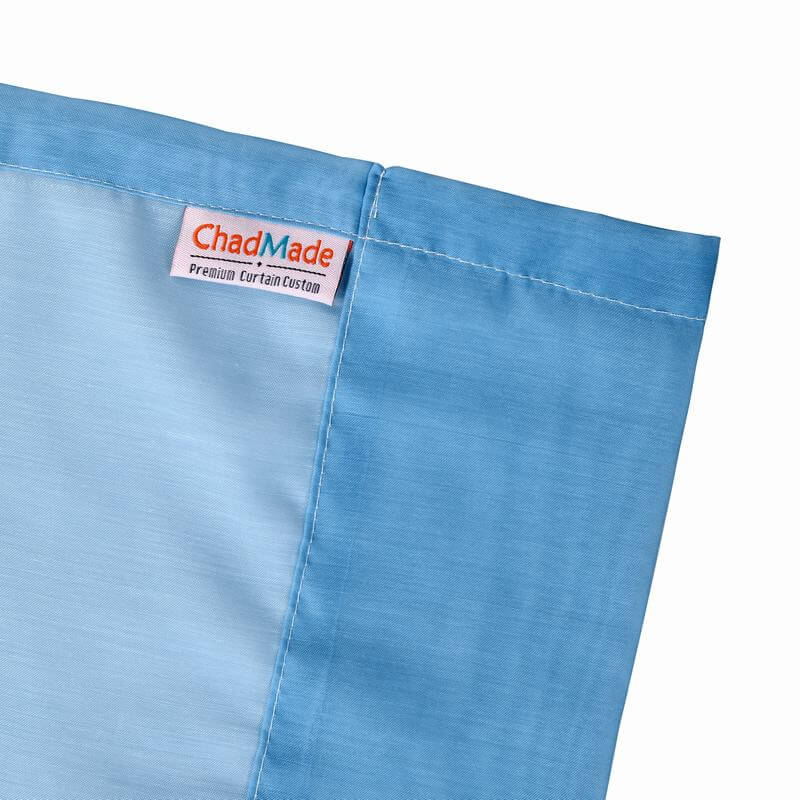 Tab Top Gradient Ombre Sheer Curtain Tulle Gradual Drape HANNA