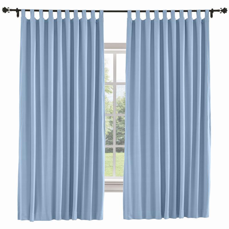CAPRI Cotton Linen Polyester Curtain Drapery Custom