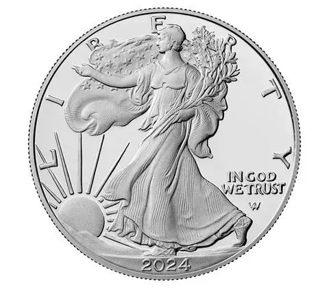 💥$1.99 Today Only 🪙 American Eagle 2024 One Ounce Silver Proof Coin