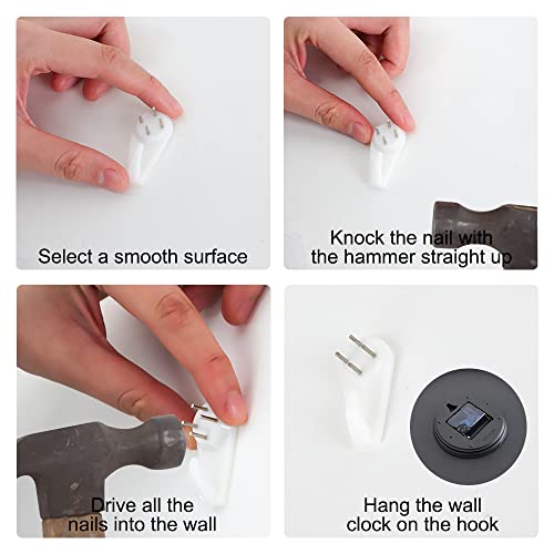 Math Wall Clock Mathematical Equations,Silent No Ticking 12Inch Quartz Battery Operated Round Modern Home Office Classroom Decor