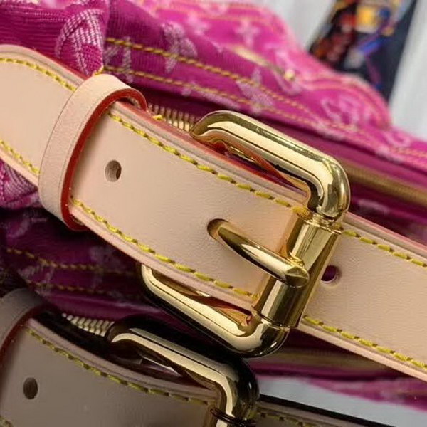 【原版皮】路易威登/LV 中古系列牛仔布手提包，选用丹宁材质铺陈Monogram图案，彰显手袋的同时囊括功能性细节，精巧点缀金色金属件，款号：M44464