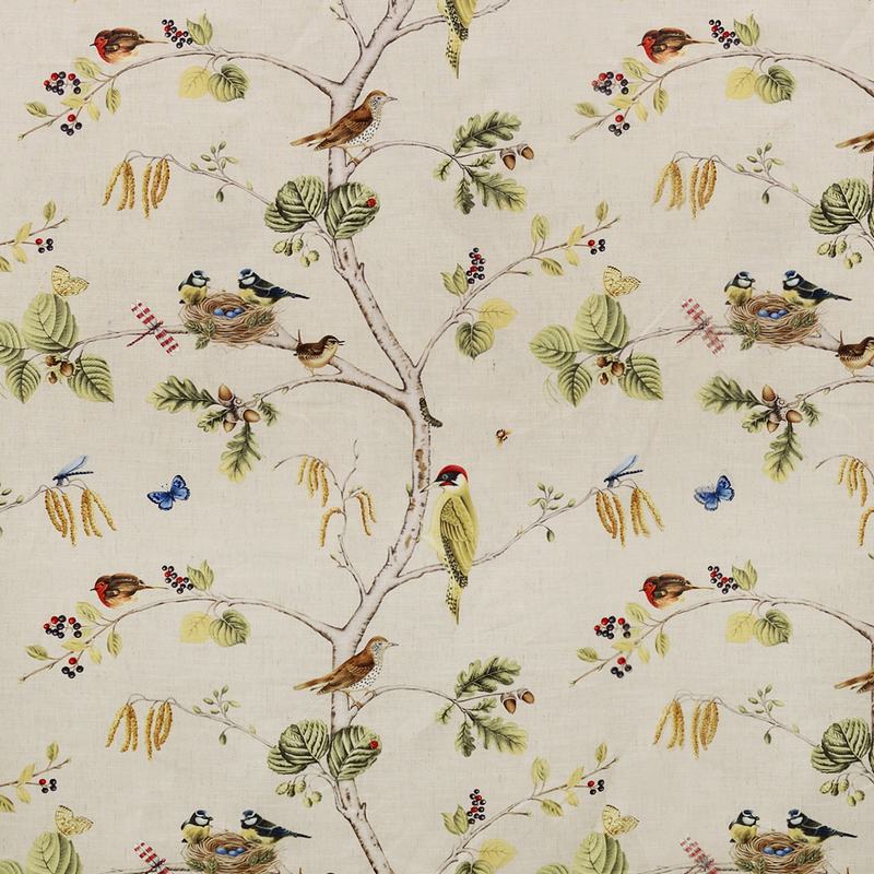 Rural Pastoral Print Window Curtain Pinch Pleated Blackout Lining Darpe Panel BQ66281