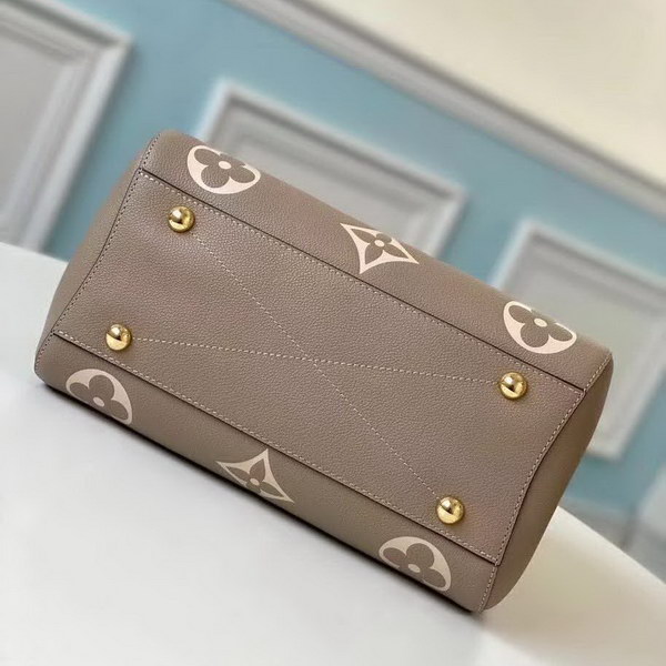 【原版皮】路易威登/LV Montaigne 手袋，将Monogram图案先印染后压印于粒面皮革，与挺括线条相辅相成，有立体感的造型与精巧的内部设计，款号：M41048