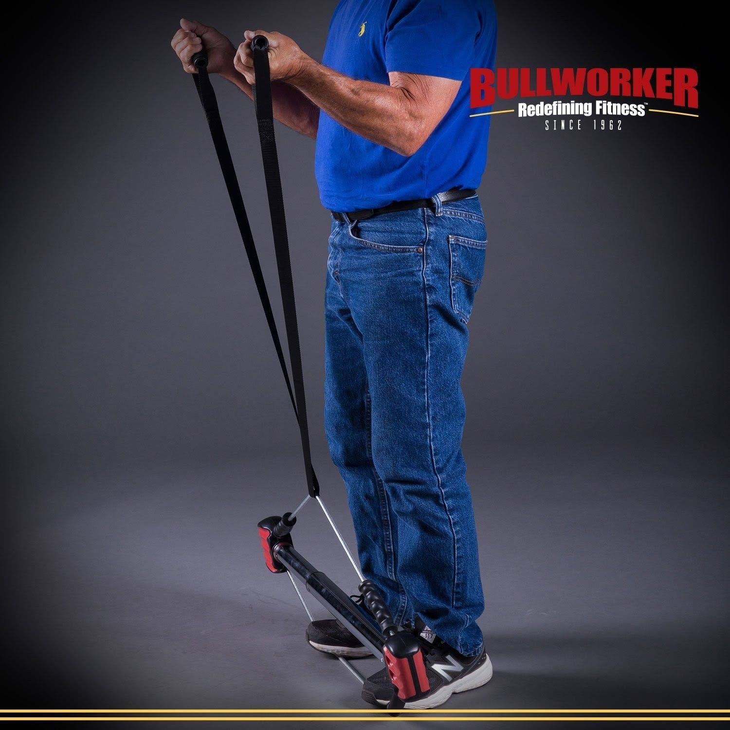 Bullworker 36x22 Bow Classic -Full Body workout- Portable Home Gym Isometric Exercise Equipment for Fast Strength Training gains