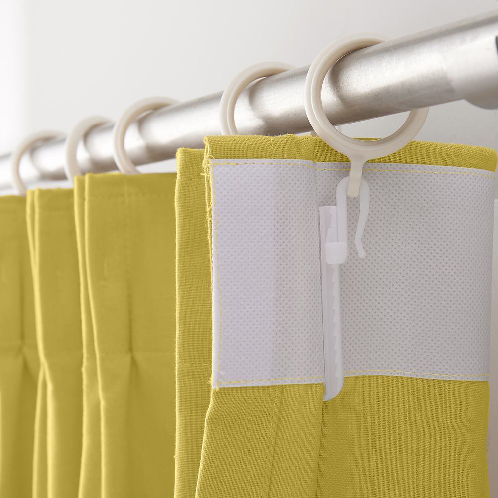 Pinch Pleated Curtain Blackout Patio Door Panel Drape For Traverse Rod Track Paz