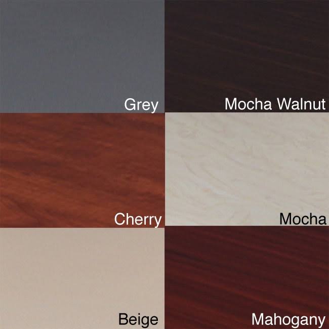 Regency 60x22 x 24x22 Kee Training Table- Mahogany/ Black 2 Zeng Stack Chairs- Blue MT6024MHBPBK44BE