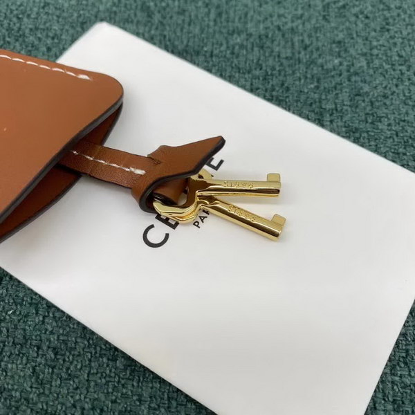 【原版皮】赛琳/Celine 老花系托特包，TRIOMPHE帆布混搭羊皮，整个包以凯旋门标志为主，包边以棕色为主围绕开口，焦糖棕色搭配老花添加了复古元素，款号：190172