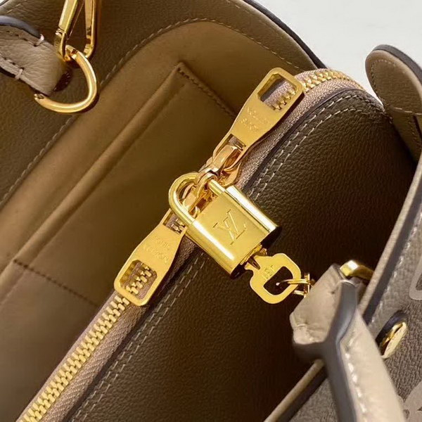 【原版皮】路易威登/LV Montaigne 手袋，将Monogram图案先印染后压印于粒面皮革，与挺括线条相辅相成，有立体感的造型与精巧的内部设计，款号：M41048