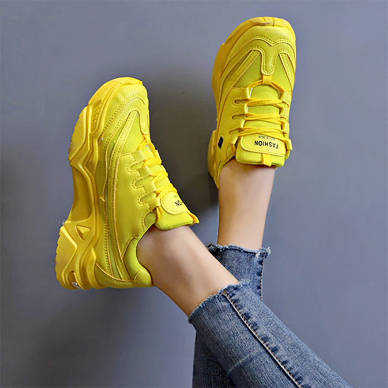 Women's Fashion Breathable Mesh Platform Sneakers