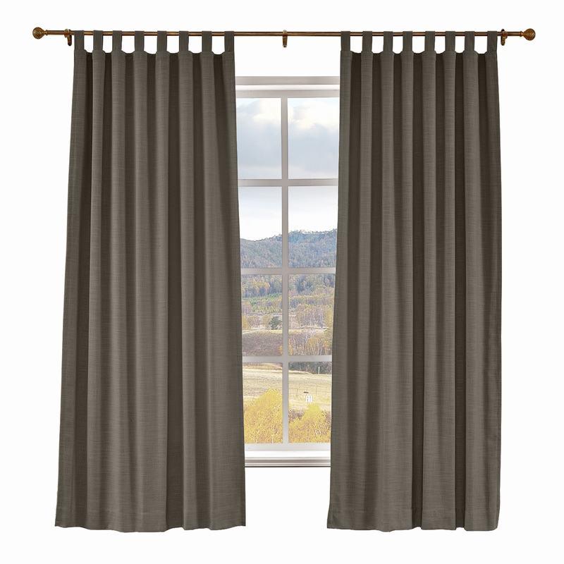 LIZ Polyester Linen Curtain Drapery Custom