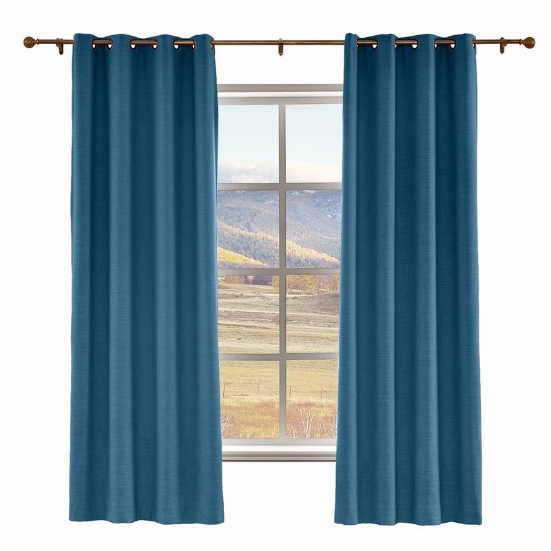 LIZ Polyester Linen Curtain Drapery Custom