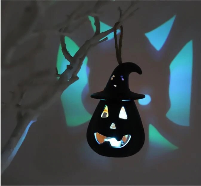 Halloween Pumpkin Lights Battery Power Pumpkin Portable Lantern Decoration Party