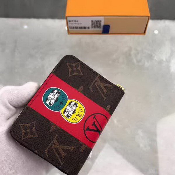 【原版皮】路易威登/LV 拉链零钱包，取材Monogram帆布，借鉴山本宽斋的艺术特色，缤纷展现歌舞伎，脸谱元素，外形小巧且极为实用，款号：M62394