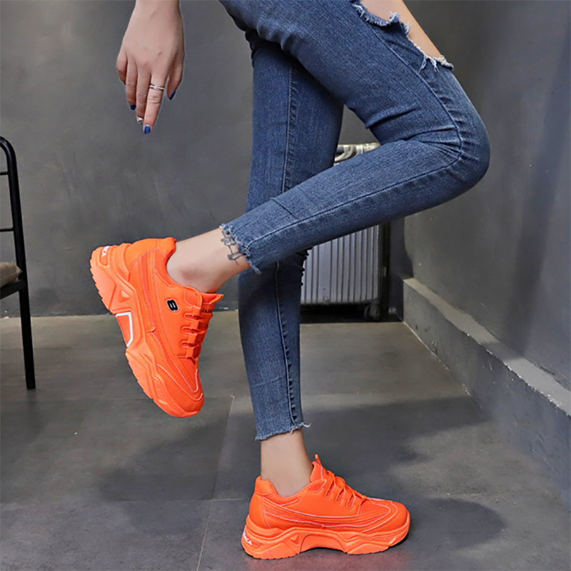 Women's Fashion Breathable Mesh Platform Sneakers