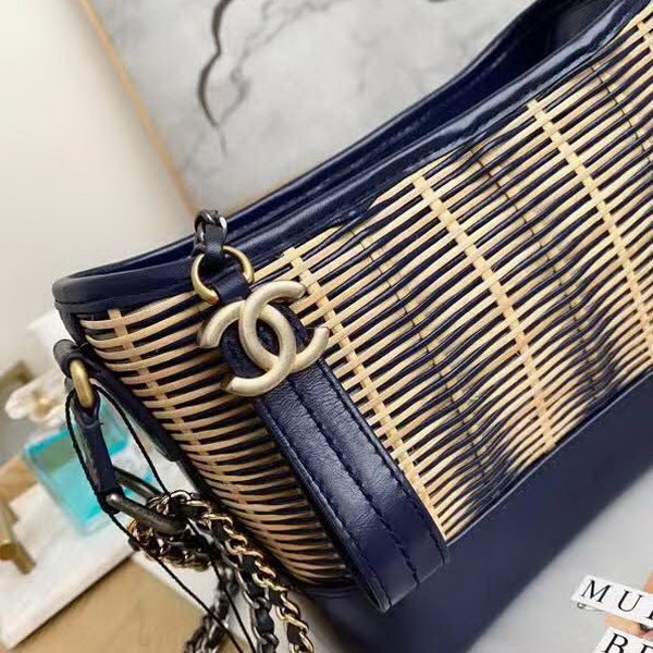 【原版皮】香奈儿/Chanel 藤条系列，采用牛皮搭配竹藤编织，竹藤竖固耐用的特性，被彻底激发，这是一个时代的作品，是时尚界都在追捧的收藏，款号：A91810