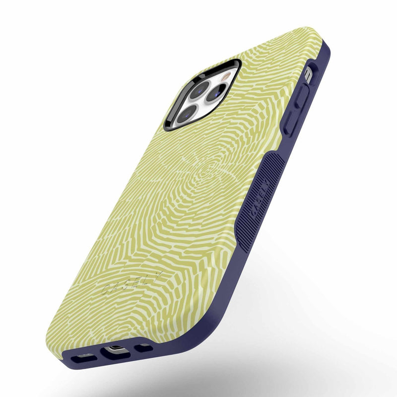 Swirl Away | Tea Green Geometric Case