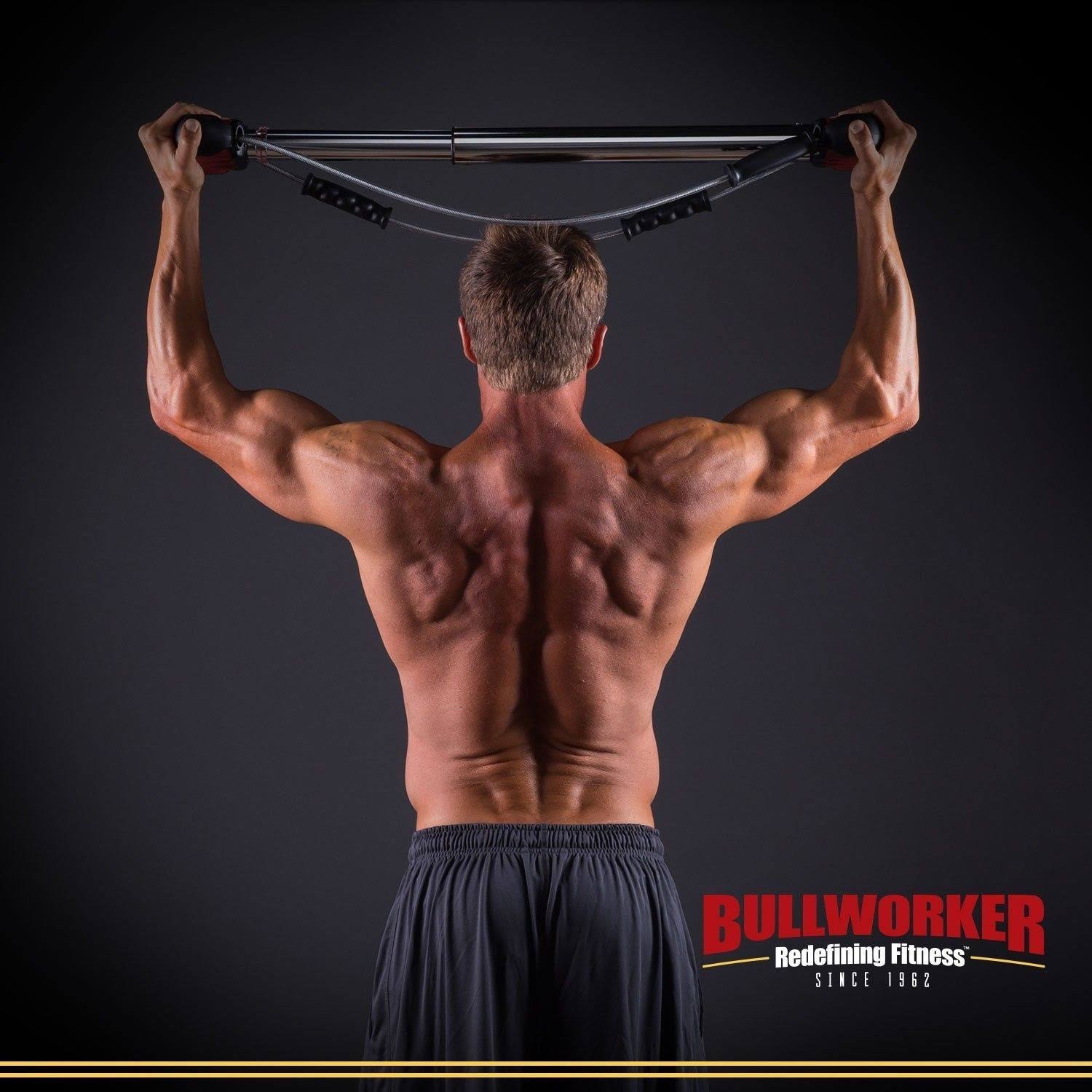 Bullworker 36x22 Bow Classic -Full Body workout- Portable Home Gym Isometric Exercise Equipment for Fast Strength Training gains