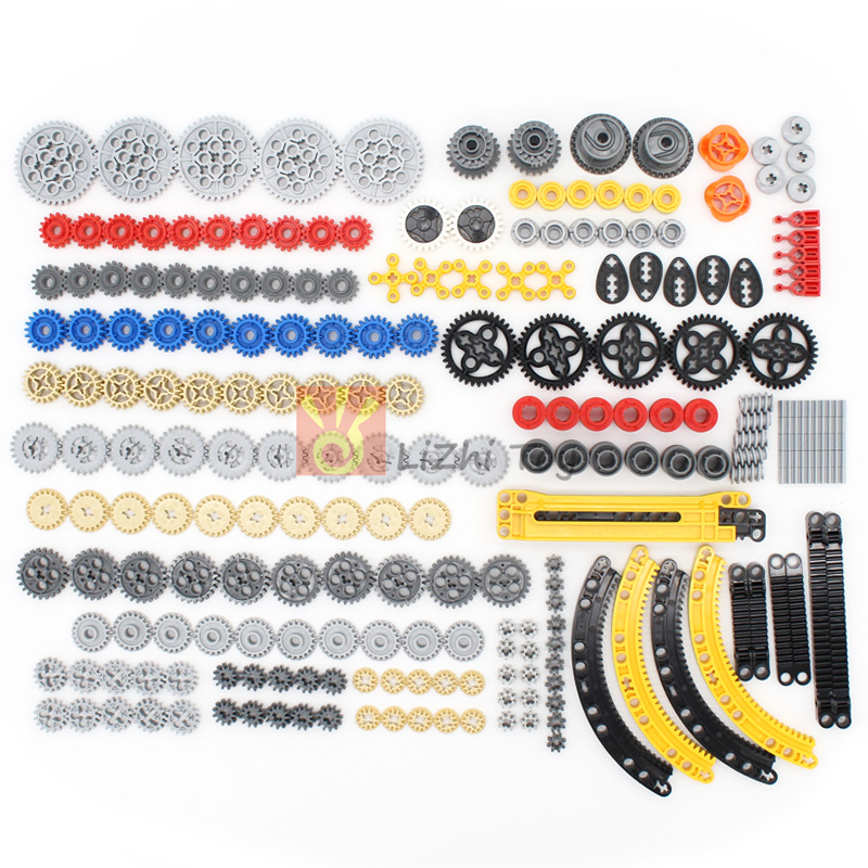 MOC Technical Compatible with Building Blocks Bricks Pin Liftarm Studless Beam Axle Connector Panel Gear Car Mindstorms Toys