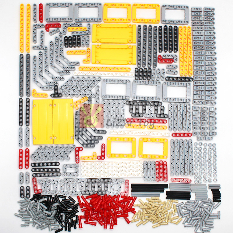 MOC Technical Compatible with Building Blocks Bricks Pin Liftarm Studless Beam Axle Connector Panel Gear Car Mindstorms Toys