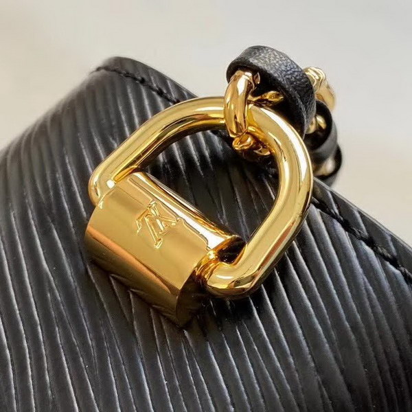 【原版皮】路易威登/LV Twist 手袋，采用简约纯色渲染标志性Epi皮革，再以哑光金属件释放前卫张力，小巧构型搭配波浪底部设计，暗藏充裕容量玄机，款号：M50282