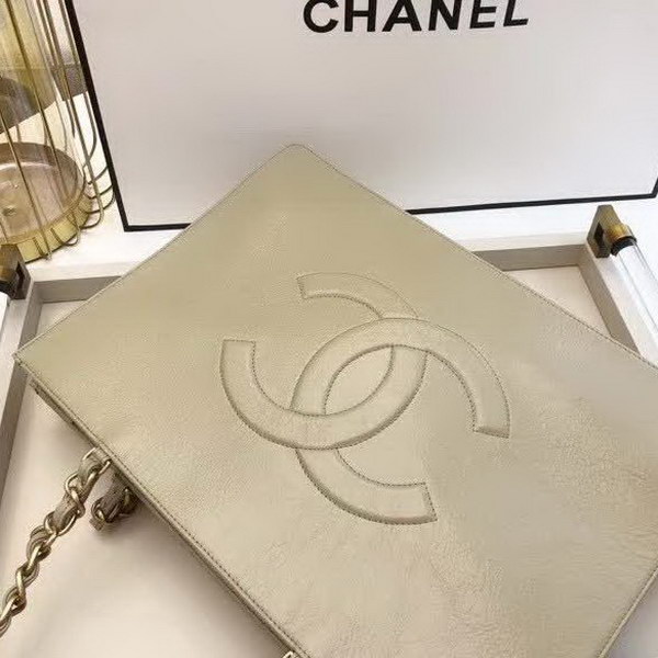 【原版皮】香奈儿/Chanel 大Logo全皮购物包，实用型设计理念，进口小牛皮，大容量，日常上班A4文件妥妥的，大小正好款式也不挑服装 ，休闲，裙装都可轻松驾驭，款号： AS1943