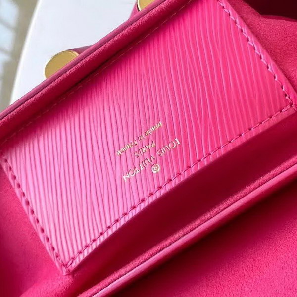 【原版皮】路易威登/LV Twist 手袋，采用简约纯色渲染标志性Epi皮革，再以哑光金属件释放前卫张力，小巧构型搭配波浪底部设计，暗藏充裕容量玄机，款号：M50282