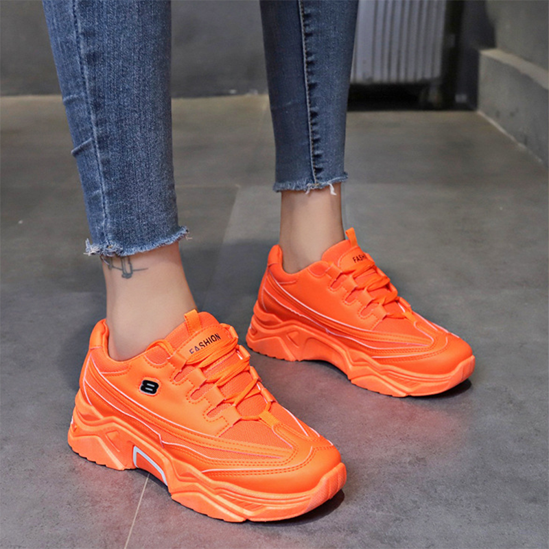 Women's Fashion Breathable Mesh Platform Sneakers