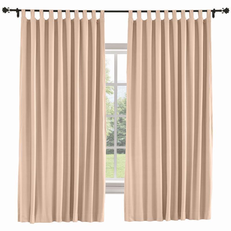 CAPRI Cotton Linen Polyester Curtain Drapery Custom