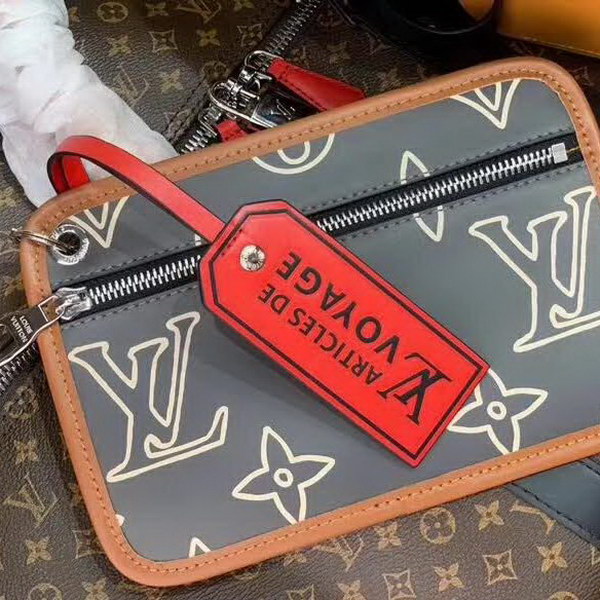 【原版皮】路易威登/LV Keepall 50旅行袋，Monogram Eclipse帆布包身搭配卷标和点缀Monogram图案的可拆卸拉链袋，机舱行李尺寸，内含充裕空间，与绅士优雅随行，款号：M56855