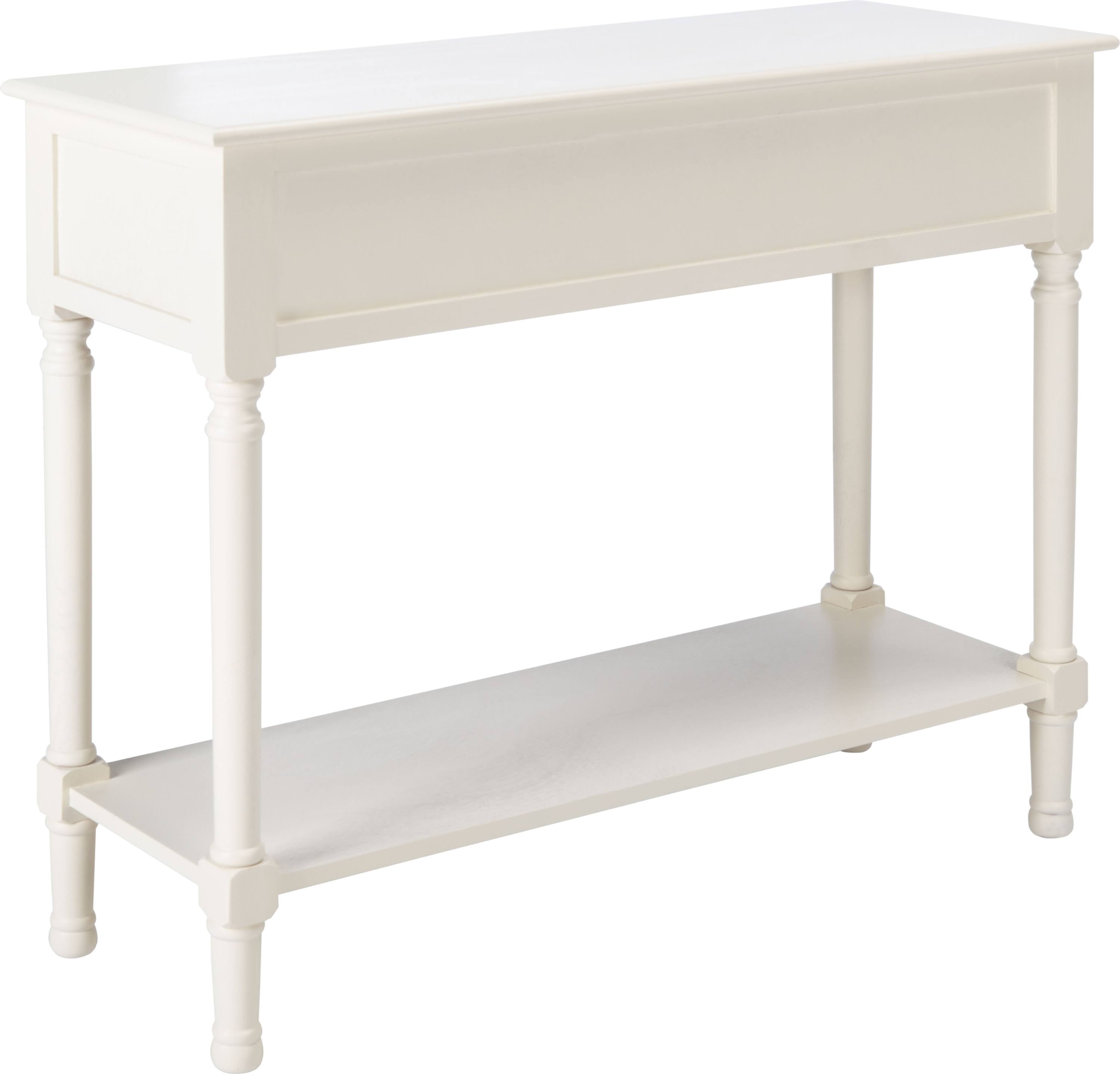 Safavieh Haines 2 Drawer Console Table - White