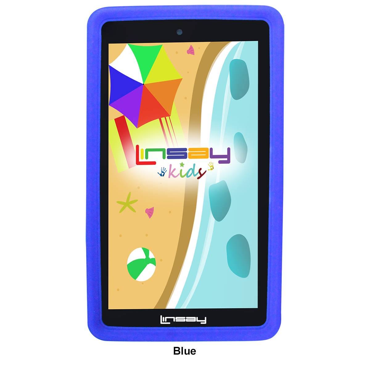 Kids Linsay 7in. Quad Core Tablet with Defender Case Purple